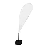 Bandera Publicitaria Tipo Gota o Pluma Talla XL con Impresión